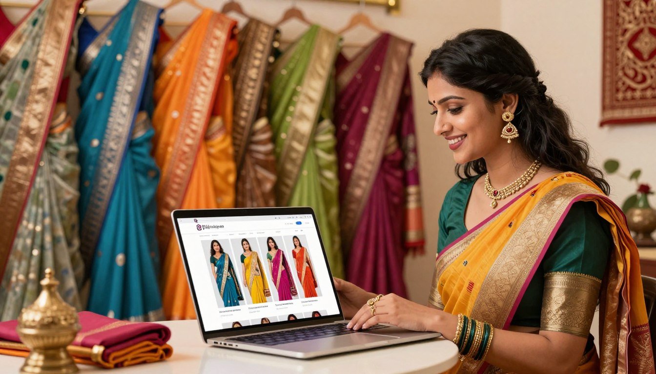 buying sarees online in India