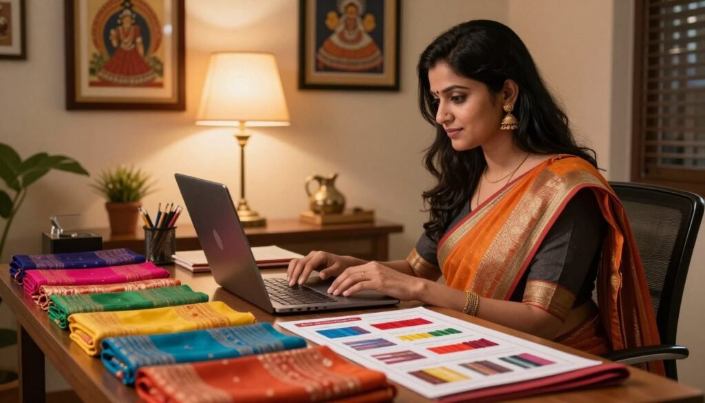 choosing a saree online choosing a saree online