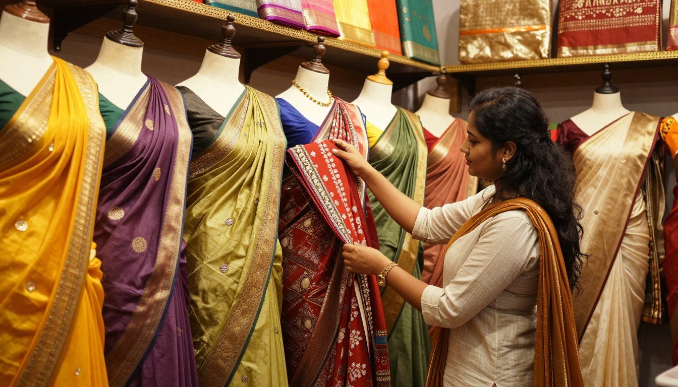 how to choose the perfect saree