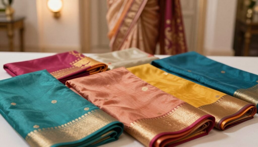 types of saree fabric