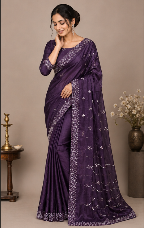 varnika-purple-satin-silk-sequence-work-saree